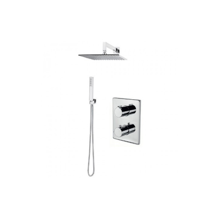 Sprchový set Vema Maira, podomietkový, Batéria termostatická, 2 výstupy vody, Horná sprcha okrúhla 20cm, chróm
