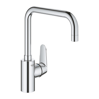 Drezová batéria Grohe Eurodisc Cosmopolitan, na postavení, výška 306mm, otočné výtokové rameno, chróm