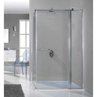 Štvorcový sprchovací kút obdĺžniková Sanplast Prestige III KNDJ2/PRIII-80x110-S smW0, univerzálna, 80x110cm, Krídlové dvere, leš
