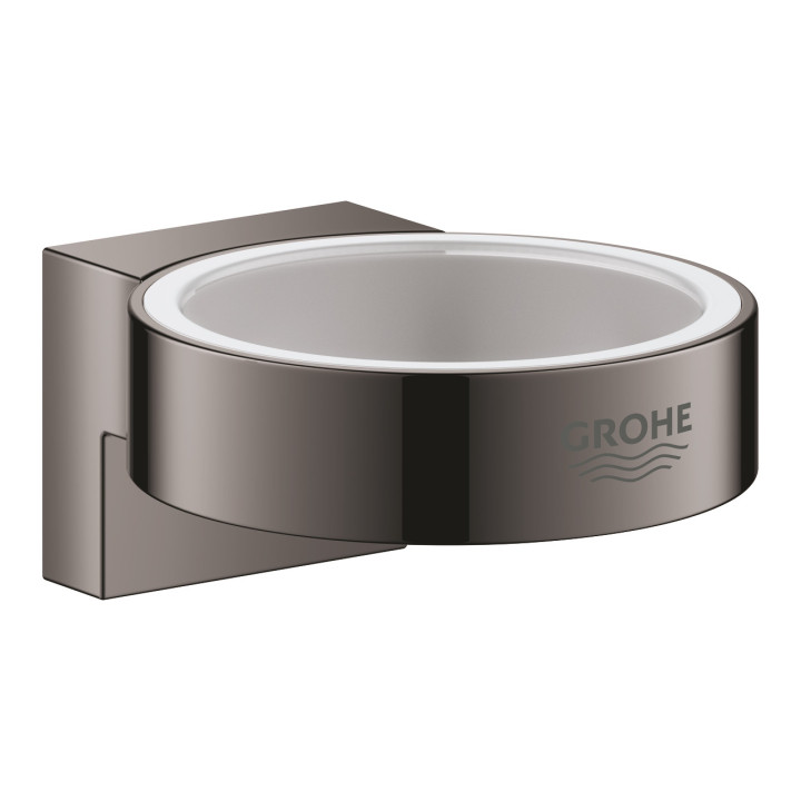 Závěs nástenný Grohe Selection, na pohár alebo dávkovač na tekuté mydlo, hard graphite