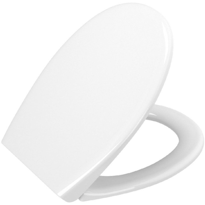 Sedátko WC Vitra Metropole Slim, s pozvoľným sklápaním, 44x36cm, biela