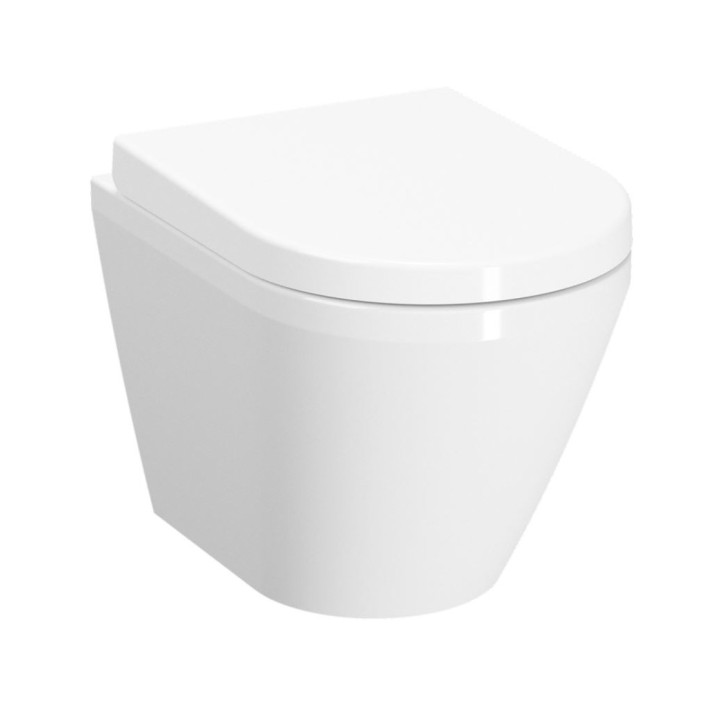 Misa WC závesné Vitra Sento, 49,5x36cm, bez splachovacieho kruhu, biela
