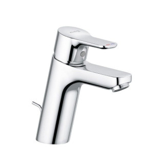 Umyvadlová batéria Kludi Pure&Easy Eco Plus, na postavení, výška 125mm, Súprava odtokový, chróm