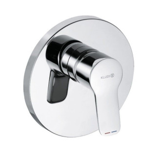 Batéria vaňová - sprchová Kludi Pure&Easy, podomietková, prepínač, vrchná sada, chróm