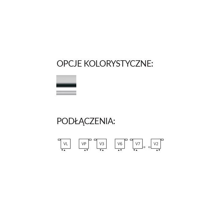 Súprava integrovaný s termostatom rohový s ponornou rúrkou Terma, Levý - chróm