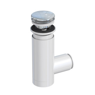 Sifón umývadlový Oristo Prevex, meblowy, 5cm, biely matnéný