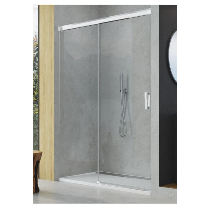 Pevná bočná stena SanSwiss Walk-in Fun voľne na postavení 120cm