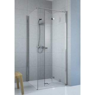 Dverí Radaway Fuenta New KDJ B 90 cm, LEWE, chróm, sklo číre EasyClean