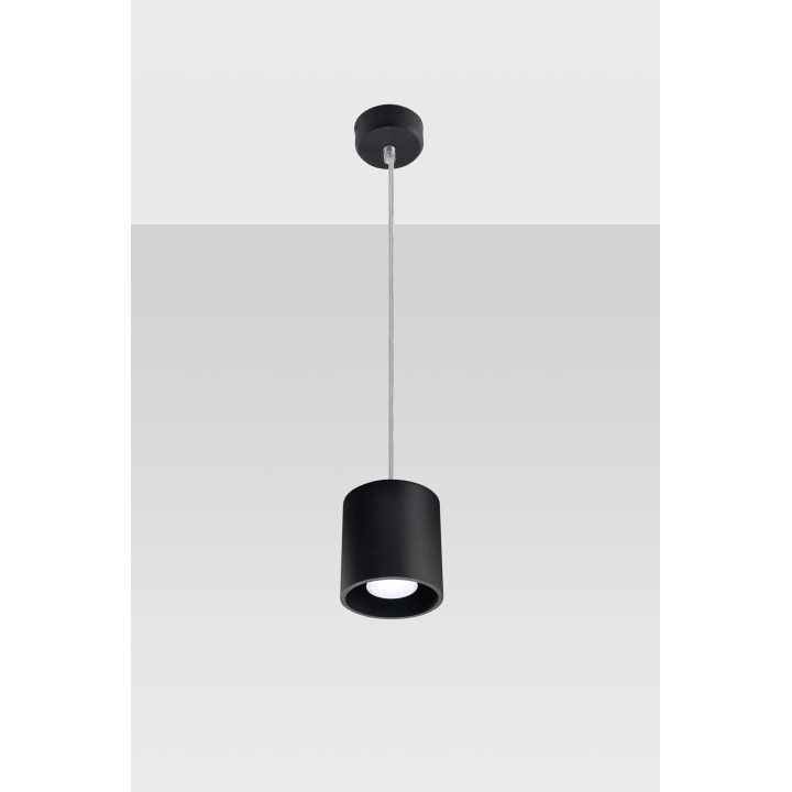 Nástenné svietidlo Sollux Ligthing Orbis 1, 10cm, okrúhly, G9 1x40W, čierna