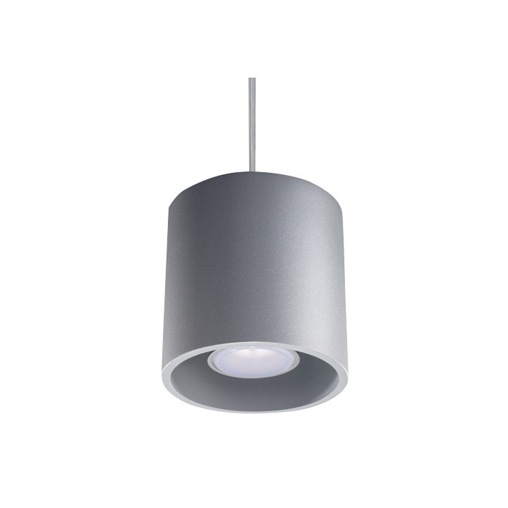 Lampa Závěsná Sollux Ligthing Orbis 1, 10cm, okrúhla, GU10 1x40W, čierna