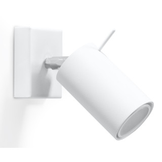 Nástenné svietidlo Sollux Ligthing Feniks 1, 30cm, E27 1x60W, biely