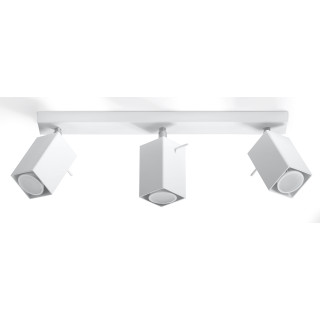 Plafon dvojitý Sollux Ligthing Merida 2, 30cm, GU10 2x40W, biely