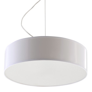 Lampa Závěsná Sollux Ligthing Arena 35, okrúhla, 35cm, E27 2x60W, szara