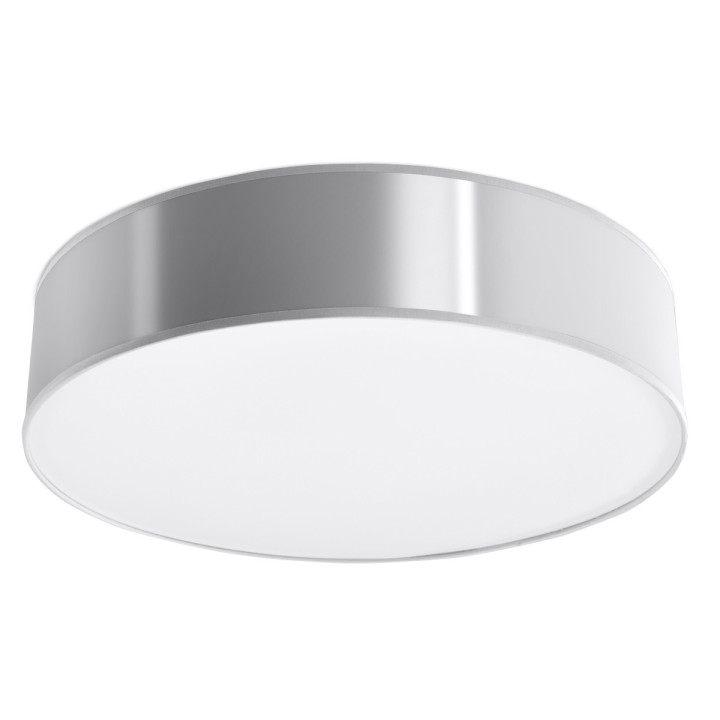 Plafon Sollux Ligthing Arena 45, okrúhly, 45cm, E27 3x60W, čierna