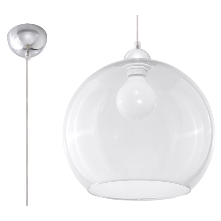 Nástenné svietidlo keramický Sollux Ligthing Vega Line, 32cm, E27 1x60W, biely