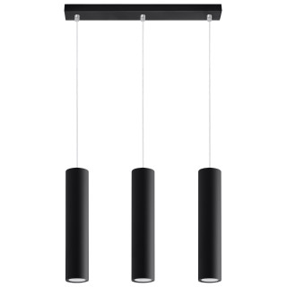 Lampa Závěsná Sollux Ligthing Lagos 3, 45cm, GU10 3x40W, biely