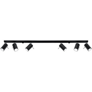 Plafon Sollux Ligthing Ring 6L, 120cm, 6xGU10 LED 6W, biely
