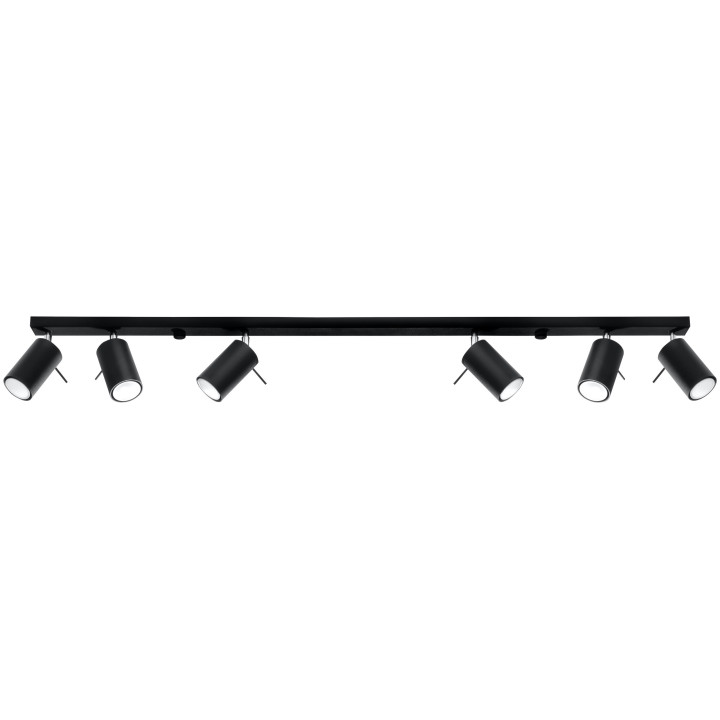 Plafon Sollux Ligthing Ring 6L, 120cm, 6xGU10 LED 6W, biely