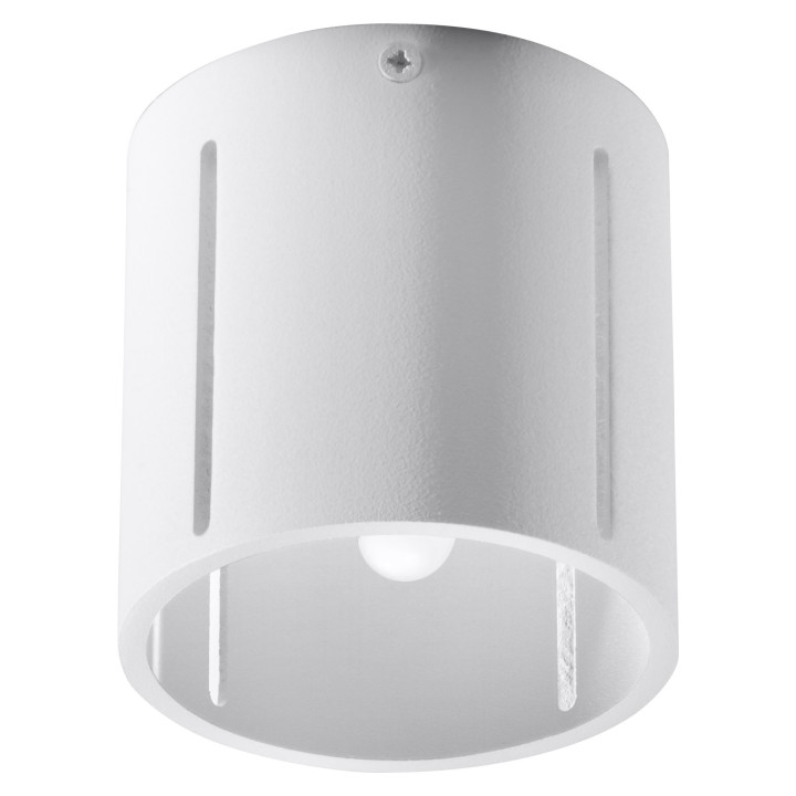 Nástenné svietidlo Sollux Ligthing Inez, 10cm, okrúhly, GU10 1x40W, biely