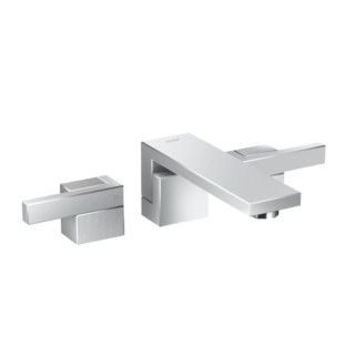 Umyvadlová batéria 3-otvorová Axor Edge, výška 110mm, výtokové rameno 210mm, zátka push-open, chróm