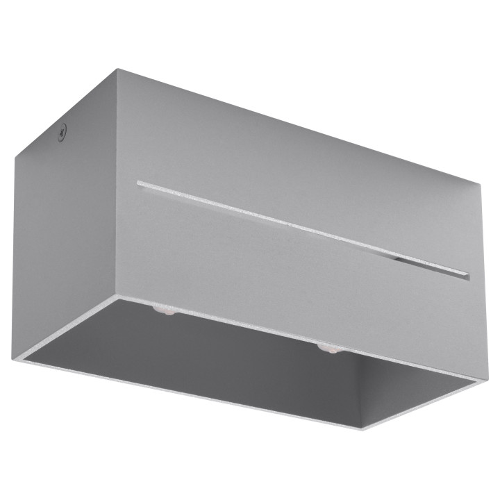 Plafon Sollux Ligthing Lobo Maxi, 20cm, G9 2x4,5W LED, čierna
