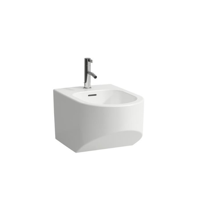 Závesné wc wc Laufen Sonar, 54x37cm, bezkołnierzowa, zaoblená, biela