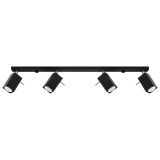 Plafon Sollux Ligthing Merida 4, 25x25cm, 4xGU10 LED 6W, šedý
