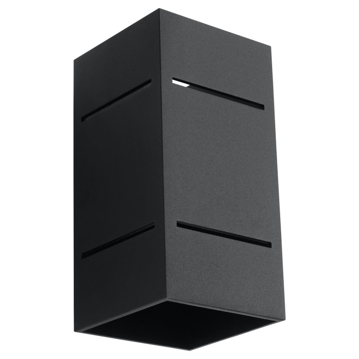 Plafon Sollux Ligthing Optik 3, 30cm, 2xGU10 LED 6W, čierna/biely