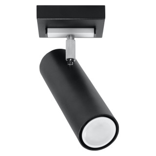 Plafon Sollux Ligthing Direzione, 18cm, okrúhly, 1xGU10 LED 6W, biely