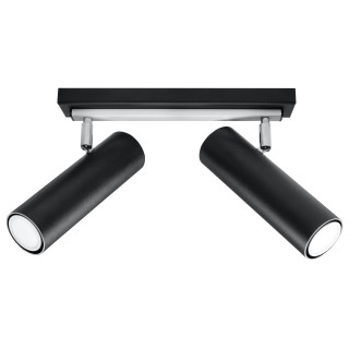 Plafon Sollux Ligthing Direzione 2, 30cm, 2xGU10 LED 6W, biely