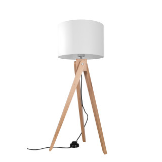 Plafon Sollux Ligthing Legno 3, 70cm, 3xE27 60W, naturalne drevo, biely