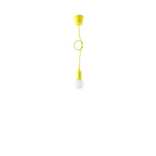 Lampa Závěsná Sollux Ligthing Diego 1, 9cm, 1xE27 60W, šedý