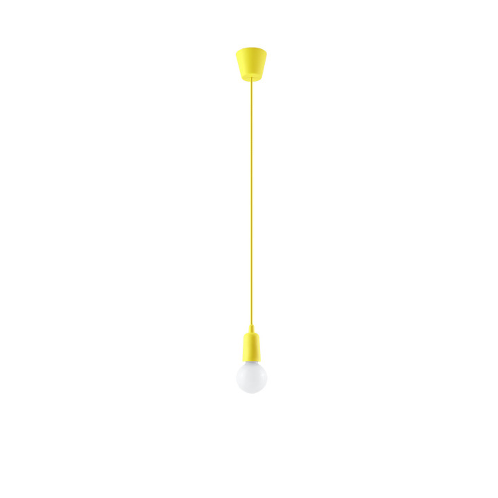 Lampa Závěsná Sollux Ligthing Diego 1, 9cm, 1xE27 60W, šedý
