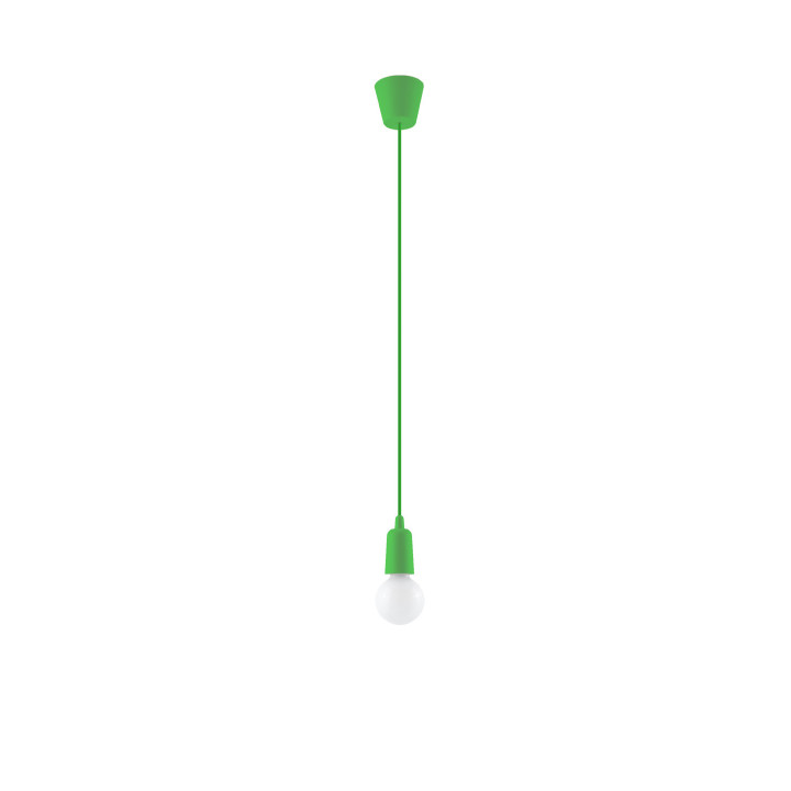 Lampa Závěsná Sollux Ligthing Diego 1, 9cm, 1xE27 60W, žltý
