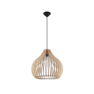 Lampa Závěsná Sollux Ligthing Luvo 3, 7x40cm, GU10 3x40W, čierna/beton