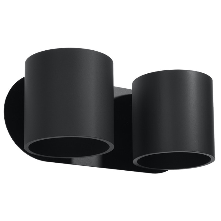 Nástenné svietidlo Sollux Ligthing Orbis 2, 28cm, dvojitý, GU9 2x40W, biely