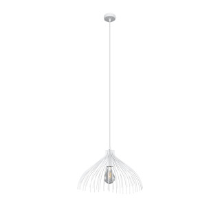 Lampa Závěsná Sollux Ligthing Gate, 35cm, E27 1x60W, biely