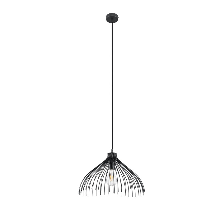 Lampa Závěsná Sollux Ligthing Gate, 35cm, E27 1x60W, biely
