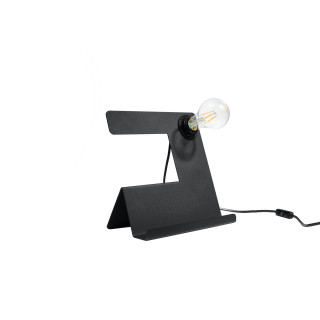 Lampa biurkowa Sollux Ligthing Incline, 25cm, E27 1x60W, biely