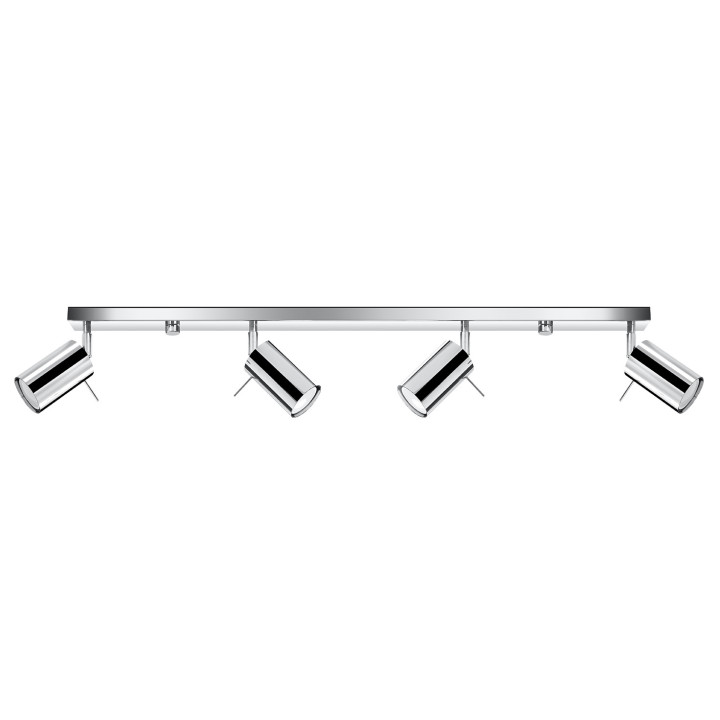 Plafon Sollux Ligthing Ring 4, 25x25cm, 4xGU10 LED 6W, chróm