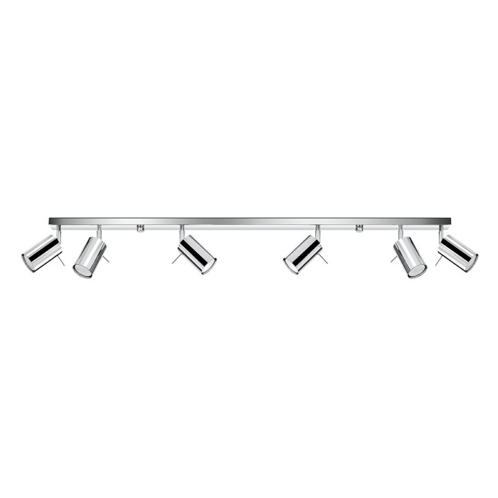 Plafon Sollux Ligthing Ring 4L, 8x80cm, 4xGU10 LED 6W, chróm
