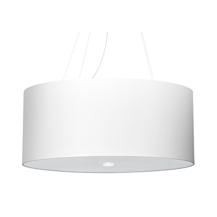 Żyrandol Sollux Ligthing Otto 50, okrúhly, 50x50cm, E27 5x60W, biely