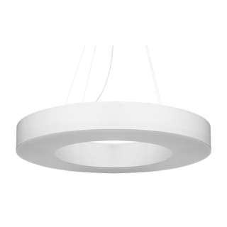 Żyrandol Sollux Ligthing Saturno 70, okrúhly, 70x70cm, E27 6x60W, biely