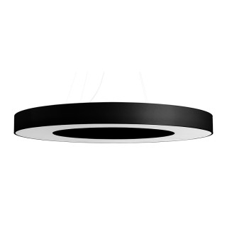 Żyrandol Sollux Ligthing Saturno 90 Slim, okrúhly, 90x90cm, E27 8x60W, biely