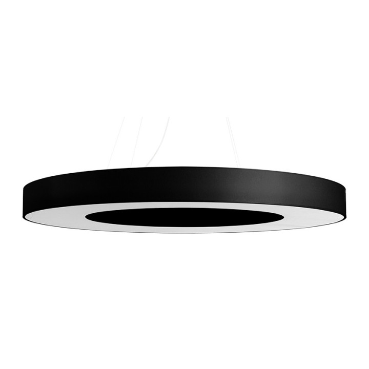 Żyrandol Sollux Ligthing Saturno 90 Slim, okrúhly, 90x90cm, E27 8x60W, biely