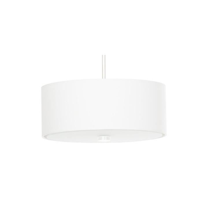 Żyrandol Sollux Ligthing Saturno 90 Slim, okrúhly, 90x90cm, E27 8x60W, čierna/biely