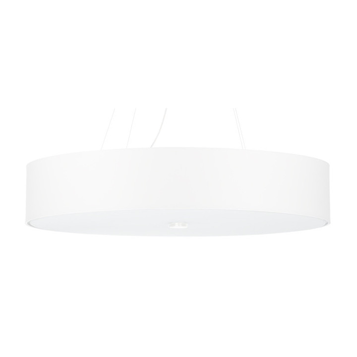 Żyrandol Sollux Ligthing Skala 60, okrúhly, 60x60cm, E27 5x60W, biely