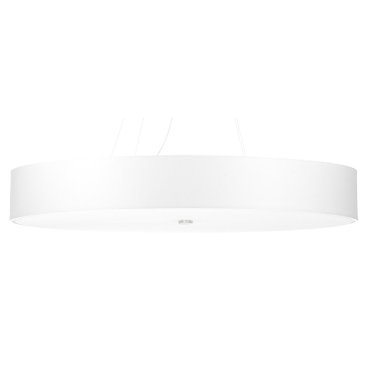 Żyrandol Sollux Ligthing Skala 90, okrúhly, 90x90cm, E27 6x60W, biely