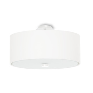 Żyrandol Sollux Ligthing Skala 100, okrúhly, 100x100cm, E27 6x60W, biely