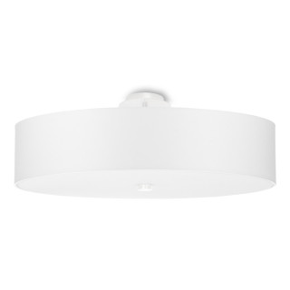 Plafon Sollux Ligthing Skala 30, okrúhly, 36x36cm, E27 3x60W, biely